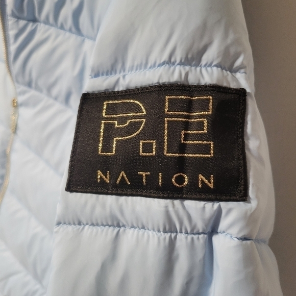 P.E NATION NWT EXPEDITION Jacket in summer sky size extra large - Picture 6 of 16
